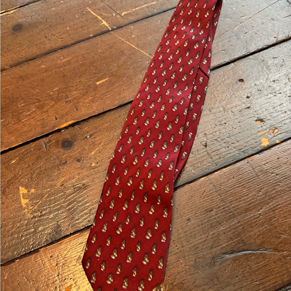 J. Garcia Lady with Argyle Socks Collection Fourteen Necktie 100% Silk